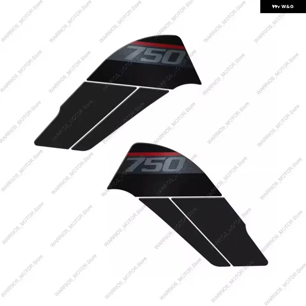 並行輸入品ホンダ トランザルプ XL 750 2023 バイク燃料タンク パッド ステッカー 防水 傷防止 3D樹脂 ステッカー_2