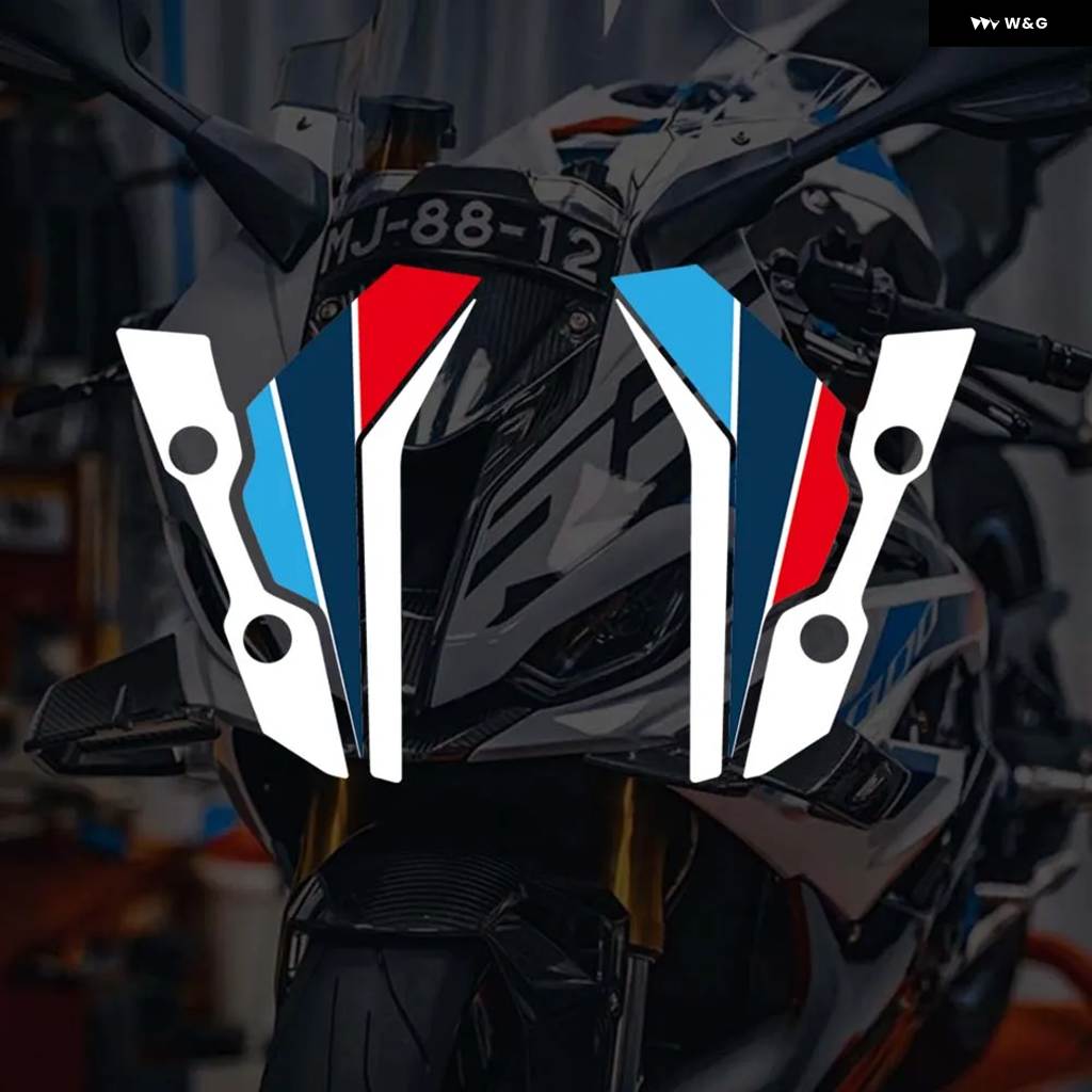 【極美品】 M1000RR 2025 純正フロントフェンダー 新車外し 並行輸入品BMW S1000RR M1000RR 2019 - 21 2021 2025 ステッカー 3D