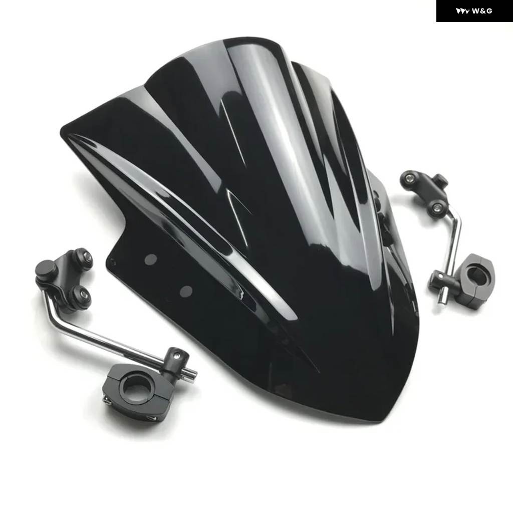 並行輸入品ヤマハ MT125 FZ1 FZ6 FZ8 MT-01 MT03 MT07 MT09 バイク ウインドスクリーン 調整可_5