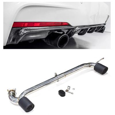BMW F30 320I 318I Mスポーツ マフラー 304 ステンレス マフラー 先端 BMW F30 320I 318I Mスポーツ マフラー 304 ステンレス マフラー 先端