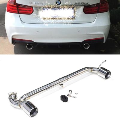 BMW F30 320I 318I Mスポーツ マフラー 304 ステンレス マフラー 先端オリジナルバンパー カー用品 カスタムパーツ｜calore｜03