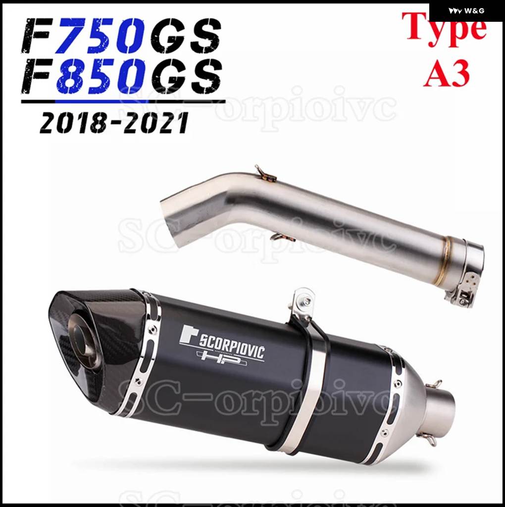 並行輸入品F750GS F850GS 2018 - 21 F850GS ADV F850GS エスケープ スリップオン バイク エ_6