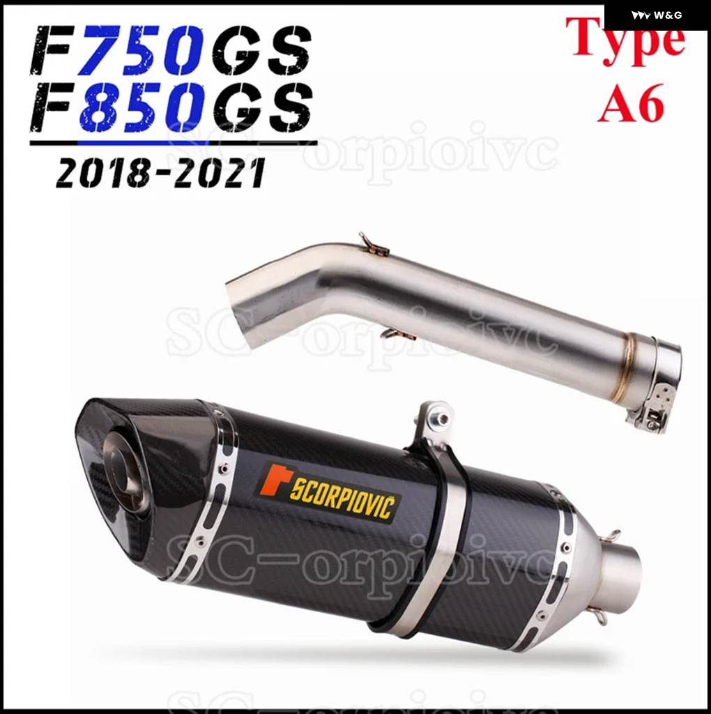 並行輸入品F750GS F850GS 2018 - 21 F850GS ADV F850GS エスケープ スリップオン バイク エ_12