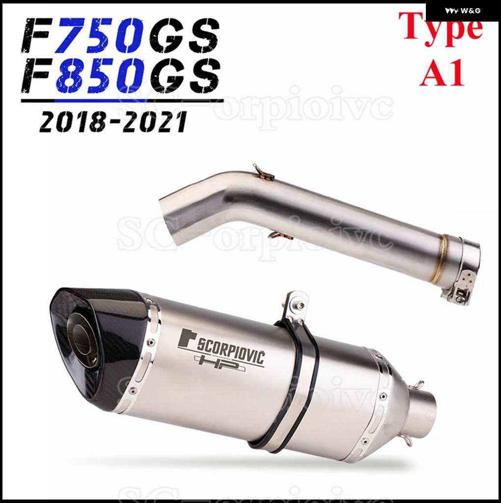 並行輸入品F750GS F850GS 2018 - 21 F850GS ADV F850GS エスケープ スリップオン バイク エ_2