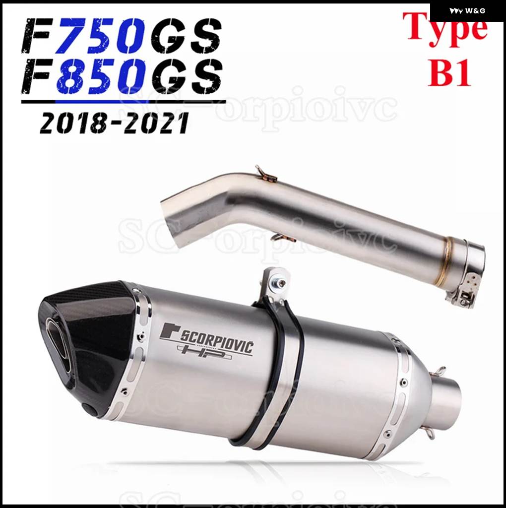 並行輸入品F750GS F850GS 2018 - 21 F850GS ADV F850GS エスケープ スリップオン バイク エ_3