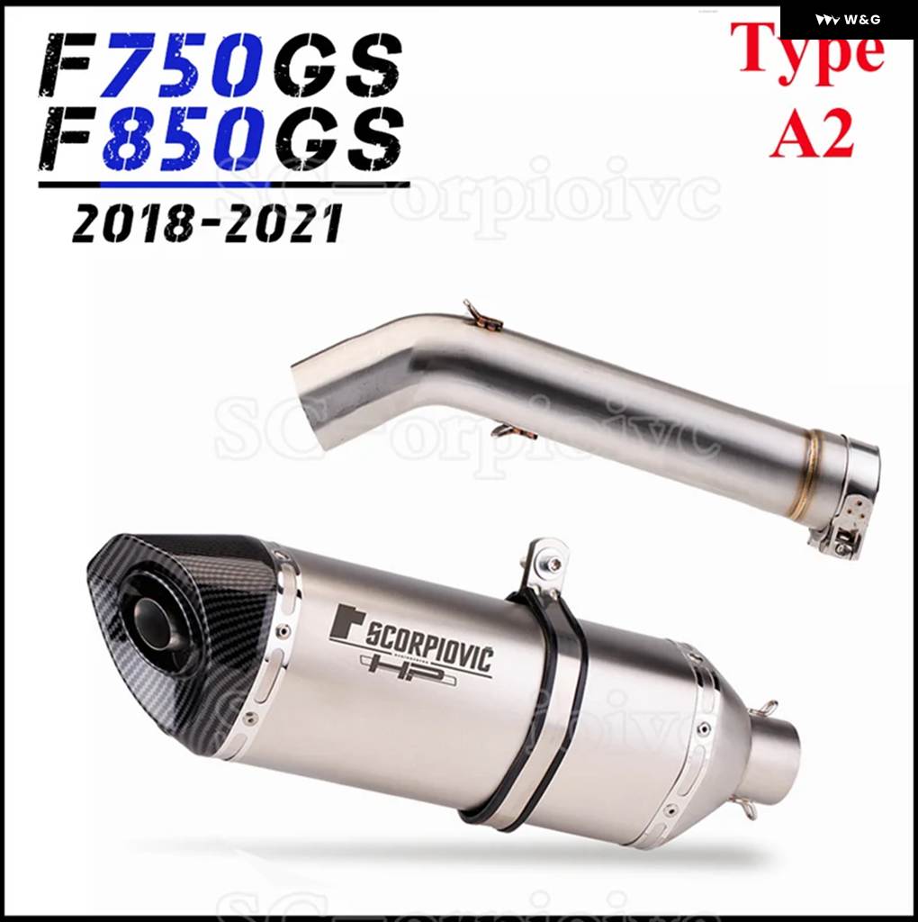 並行輸入品F750GS F850GS 2018 - 21 F850GS ADV F850GS エスケープ スリップオン バイク エ_4