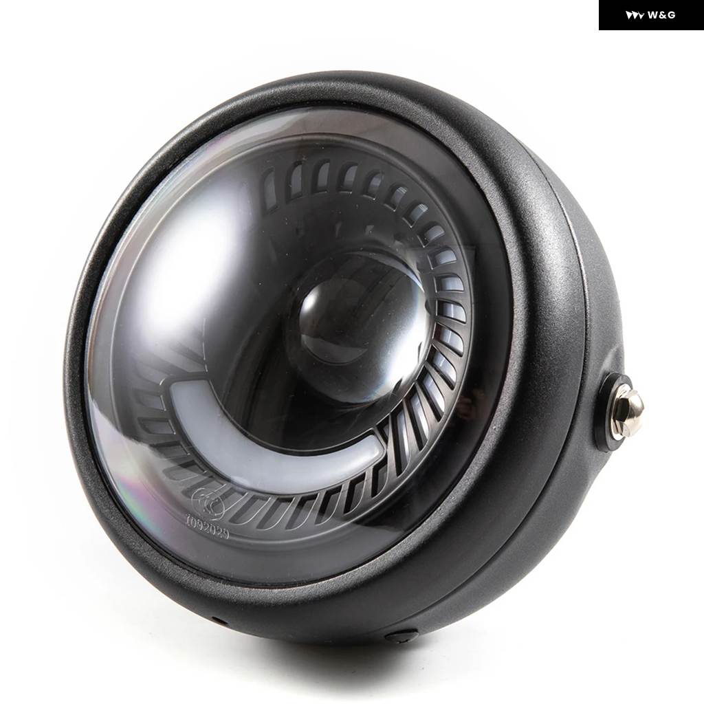 並行輸入品オートバイ 6.5インチ ヘッドライト LED レトロ ヴィンテージ フォグ ハイロービーム ヘッドランプ デイタイムの画像