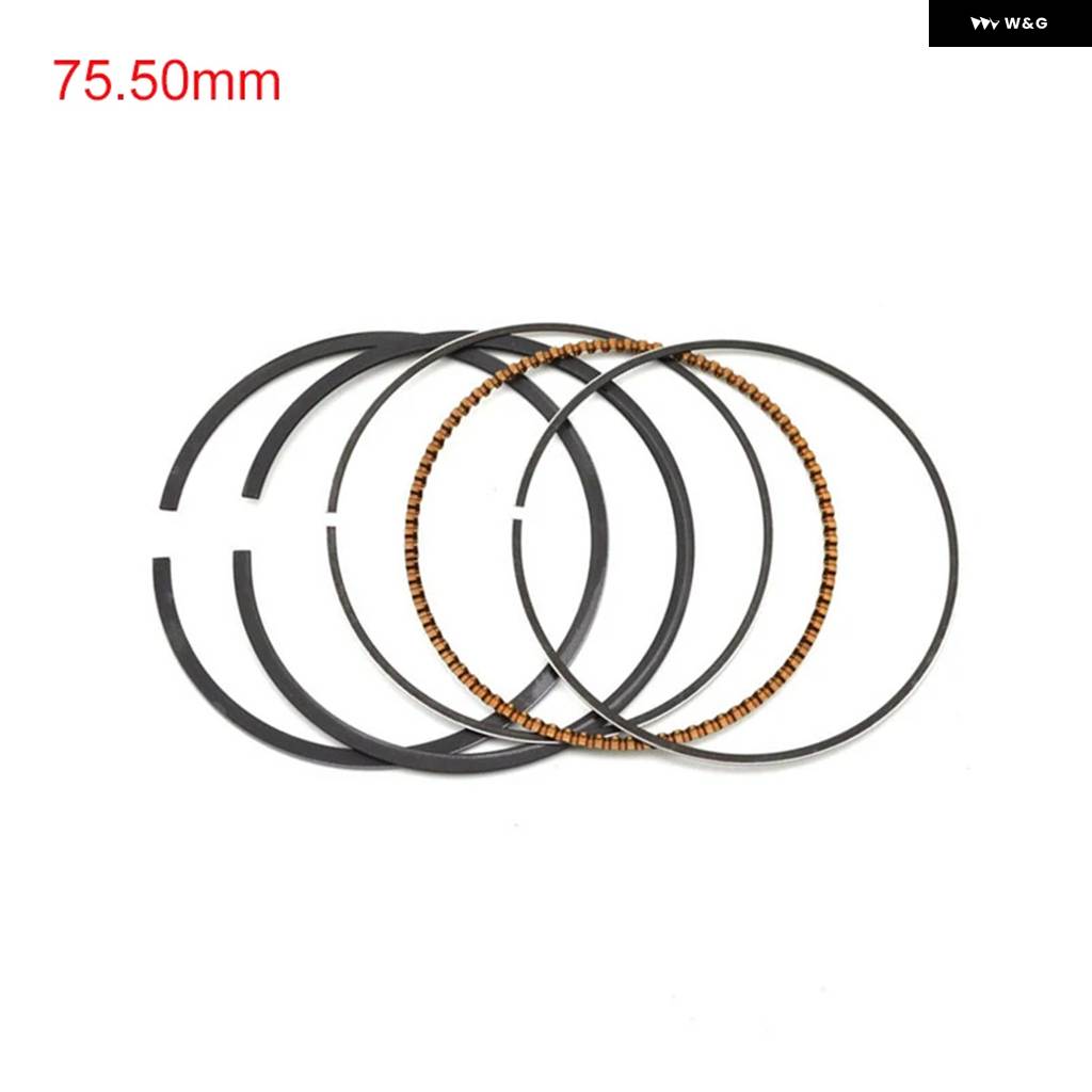 並行輸入品1/4セット オートバイ エンジン パーツ ピストンリング キット ボア STDサイズ 75MM ~ 75.50MM ホ