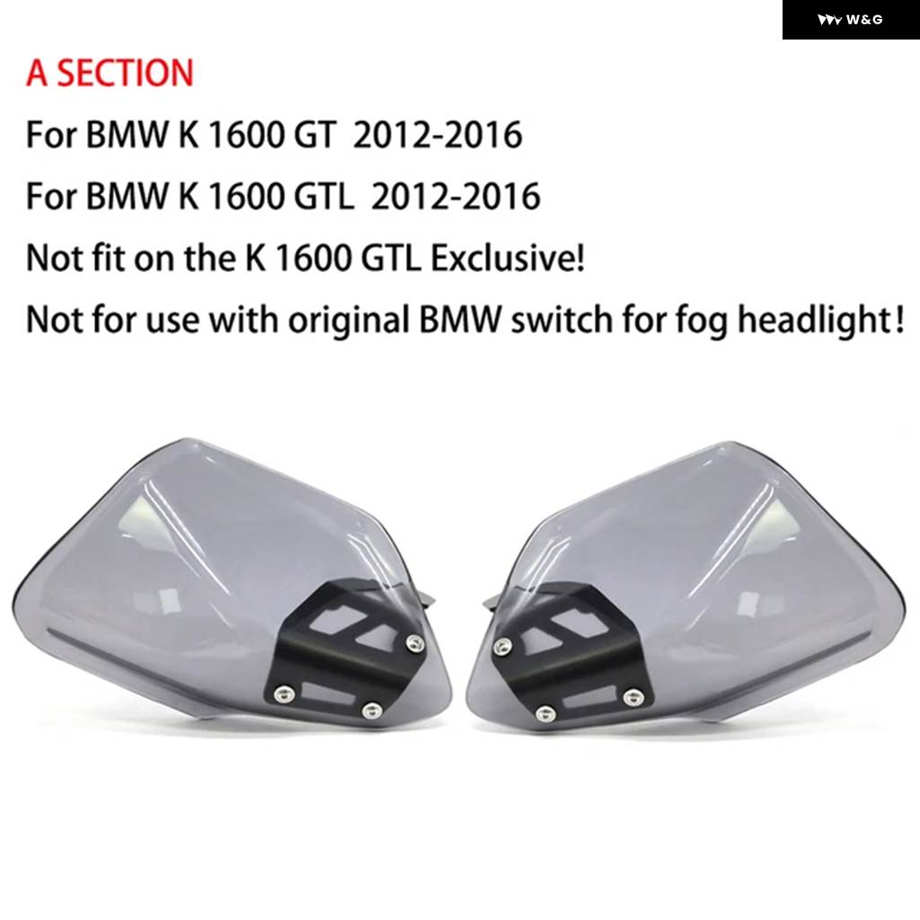 並行輸入品BMW K 1600 GT 2012-2016 K 1600 GTL 2012 - 16 オートバイ ハンドガード シーの画像