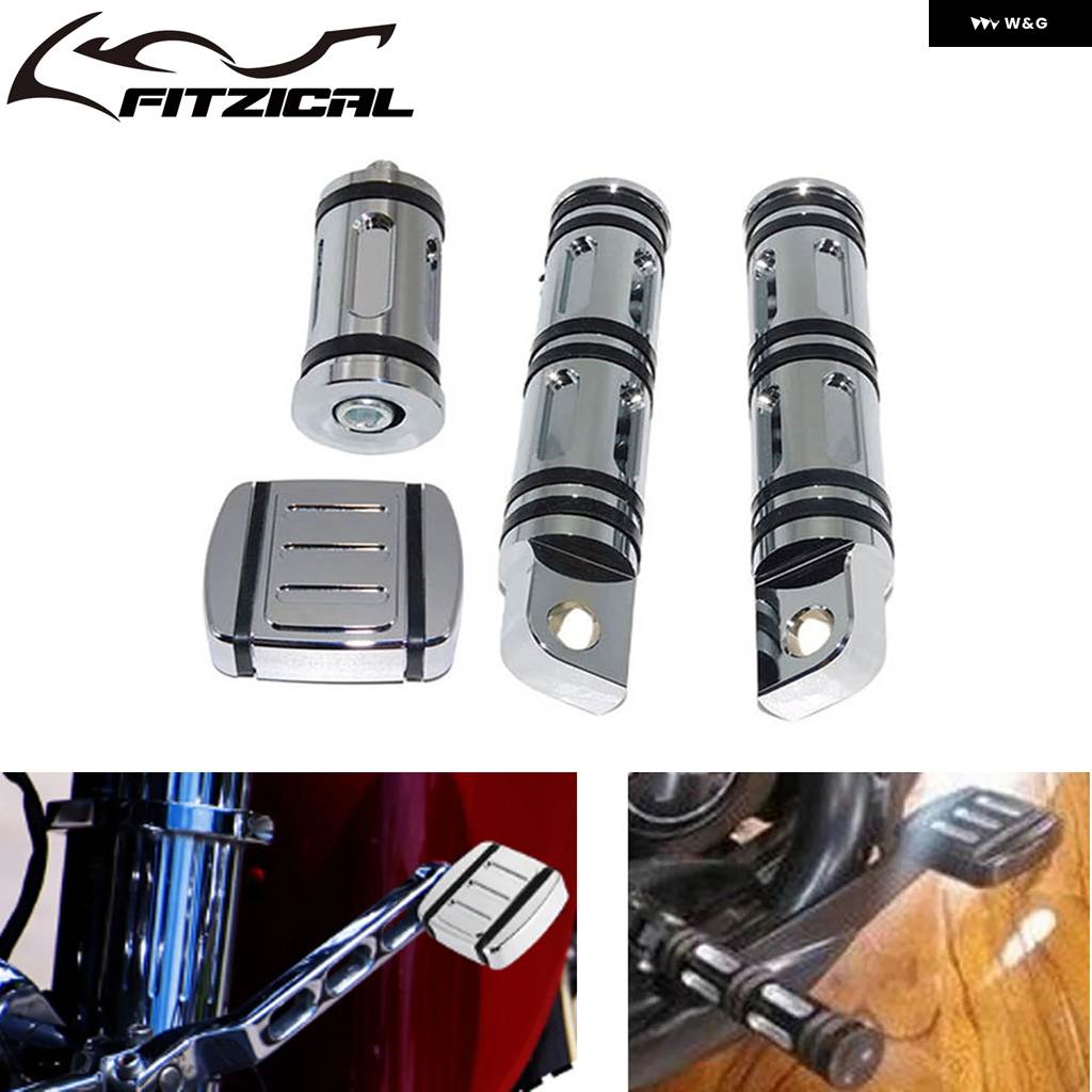 並行輸入品オートバイ フットペグ CNC フットレスト ペダル フットペグ シフター ペグ シフト ギア レバー ブレーキペダルの画像