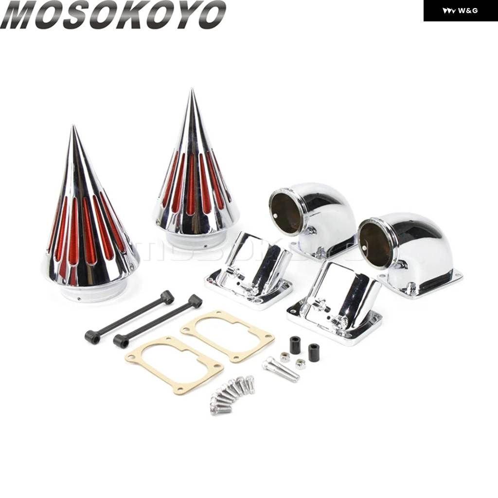 並行輸入品コーンスパイクエアクリーナー キット スズキ ブールバード用 ハンドルバー ライザー エア フィルター M109R クルの画像