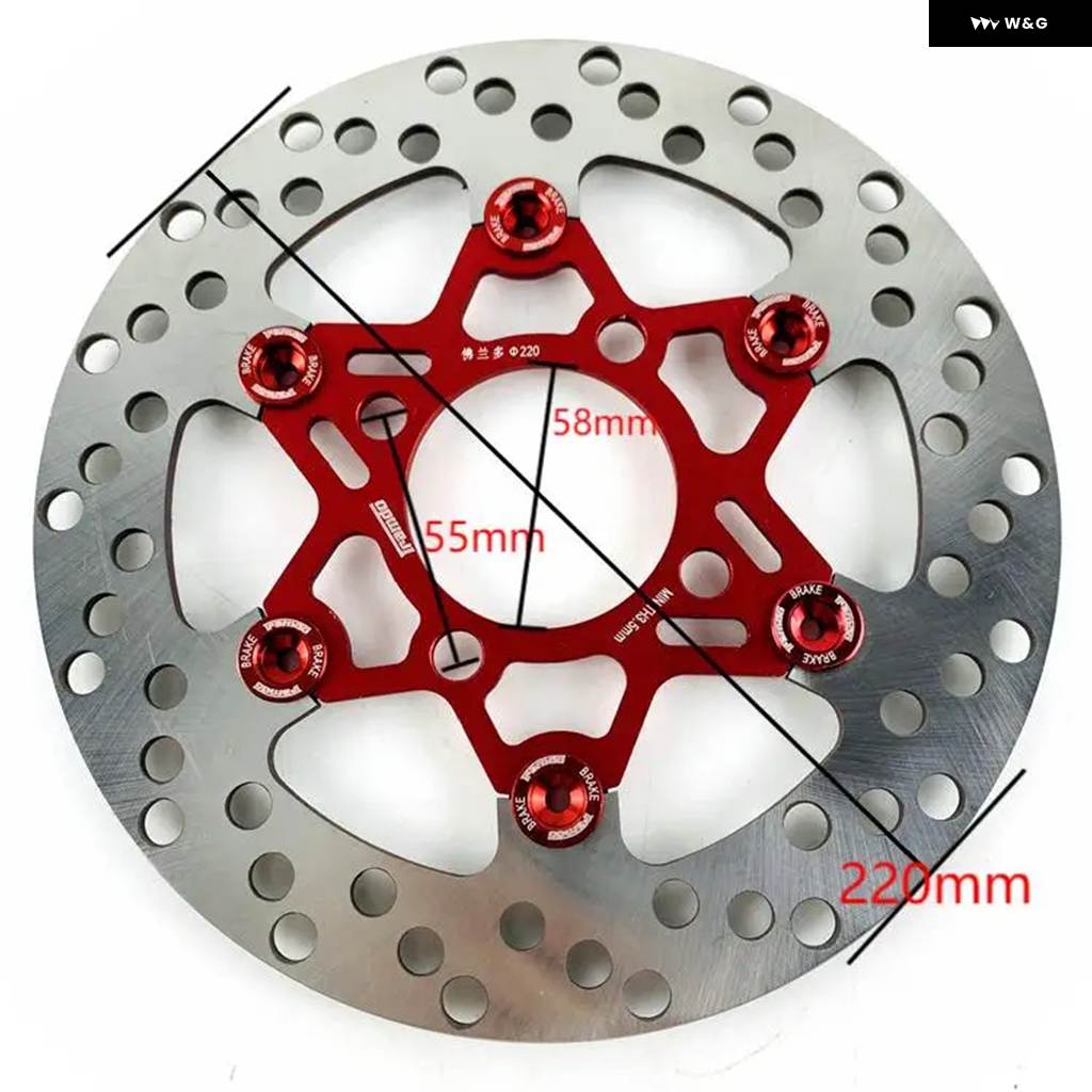 並行輸入品 220MM ディスク レーター ブレーキ キャリパー フロント
