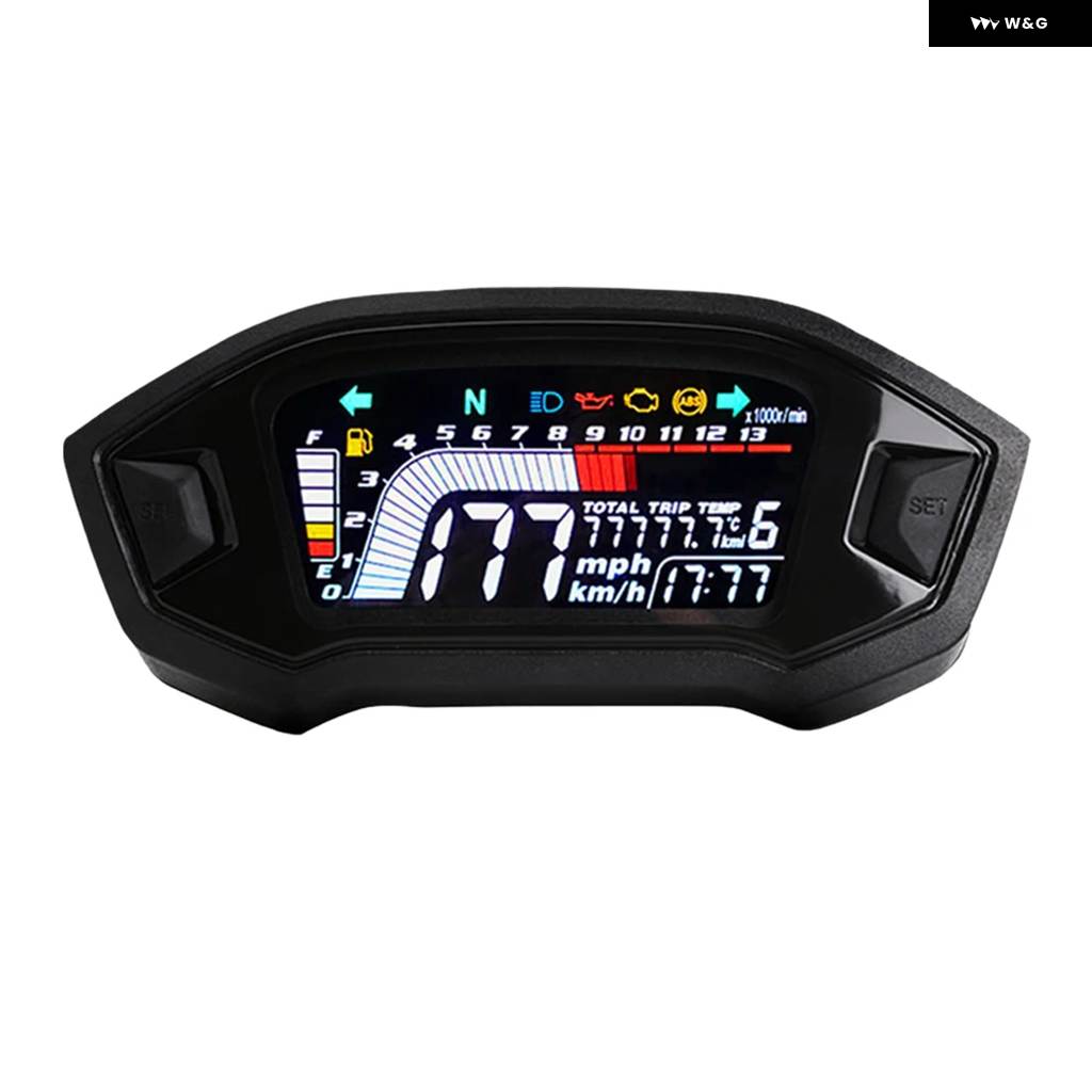 並行輸入品 デジタルタコメーター 防水 デジタル 13RPM インテリジェントスピード メーター ホンダ グロム 2013-2019 CRF250 ラ
