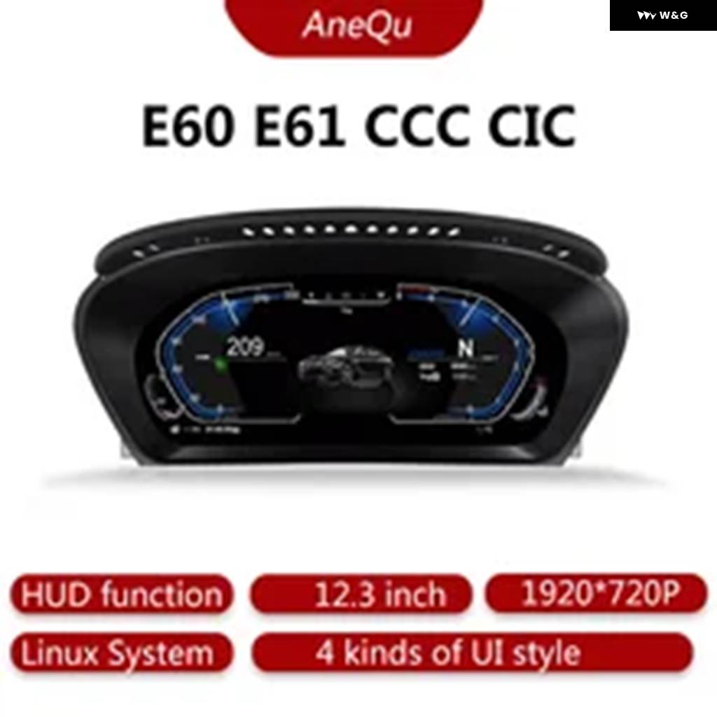 並行輸入品 BMW 5シリーズ E60 E61 2003-2009 E70 E71 2006-2013用デジタル計器 クラスター HUD計器 クラスター クラスタースピ_1