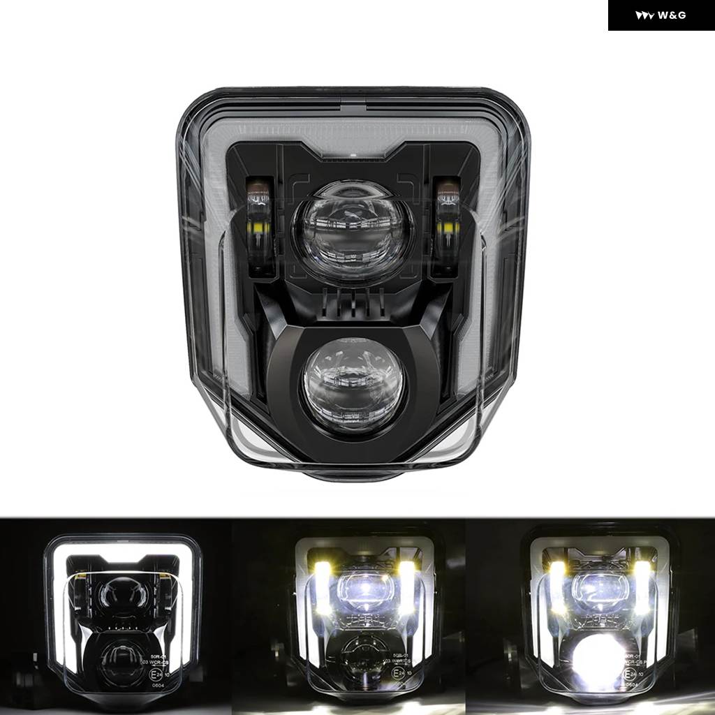 並行輸入品 HUSQVARNA TE FE TX LED ヘッドライト アセンブリ ヘッドランプ フェアリング FE501 FE501S FE 250 350 450 501 TE15の画像