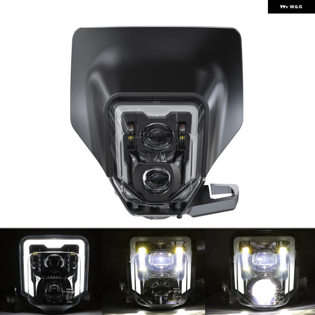 並行輸入品 HUSQVARNA TE FE TX LED ヘッドライト アセンブリ ヘッドランプ フェアリング FE501 FE501S FE 250 350 450 501 TE15の画像