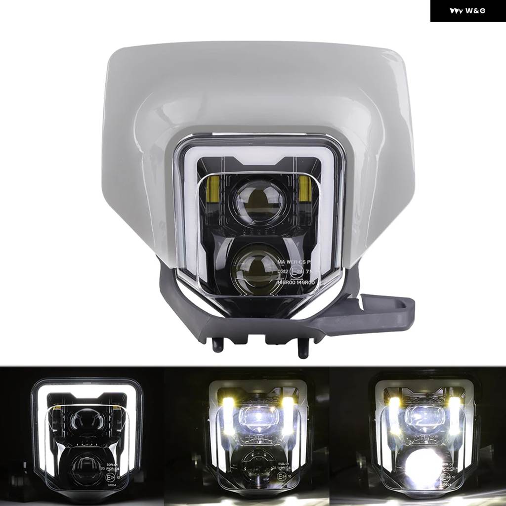 並行輸入品 HUSQVARNA TE FE TX LED ヘッドライト アセンブリ ヘッドランプ フェアリング FE501 FE501S FE 250 350 450 501 TE15の画像