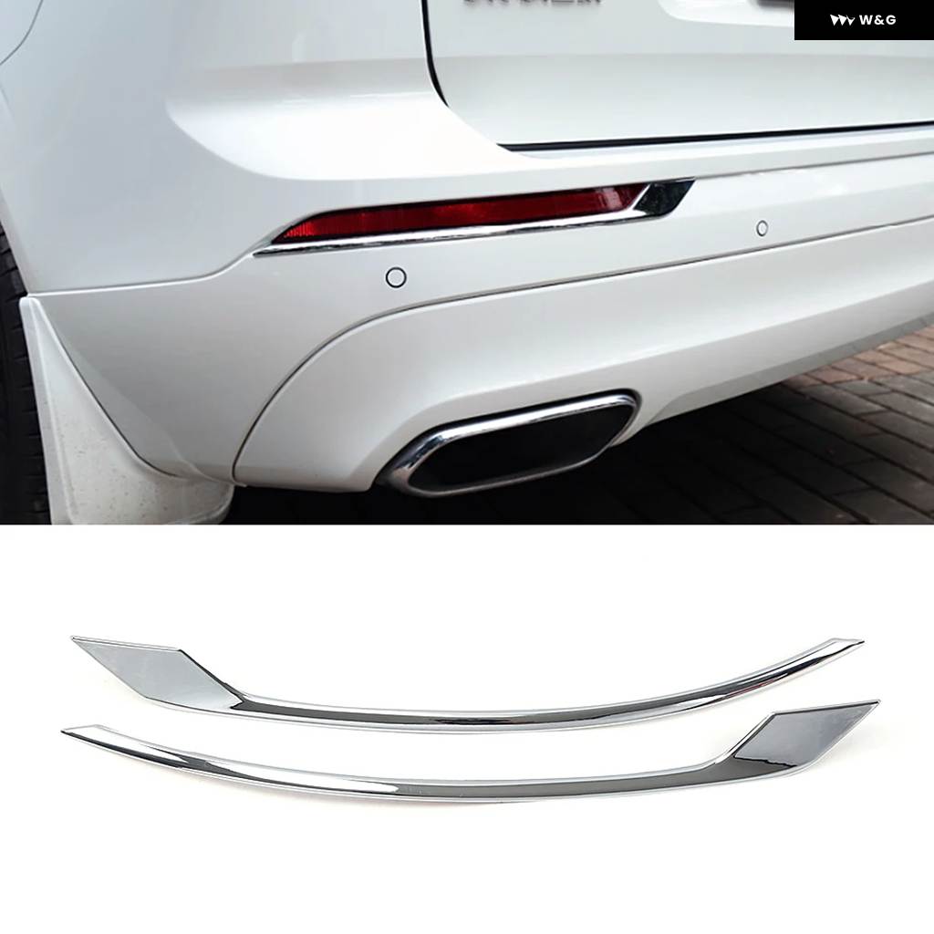 並行輸入品 ボルボ XC60 2018-2022 クローム フロント フォグライト ランプ リア フォグライト トリム カバー フレーム ABS 装飾の画像