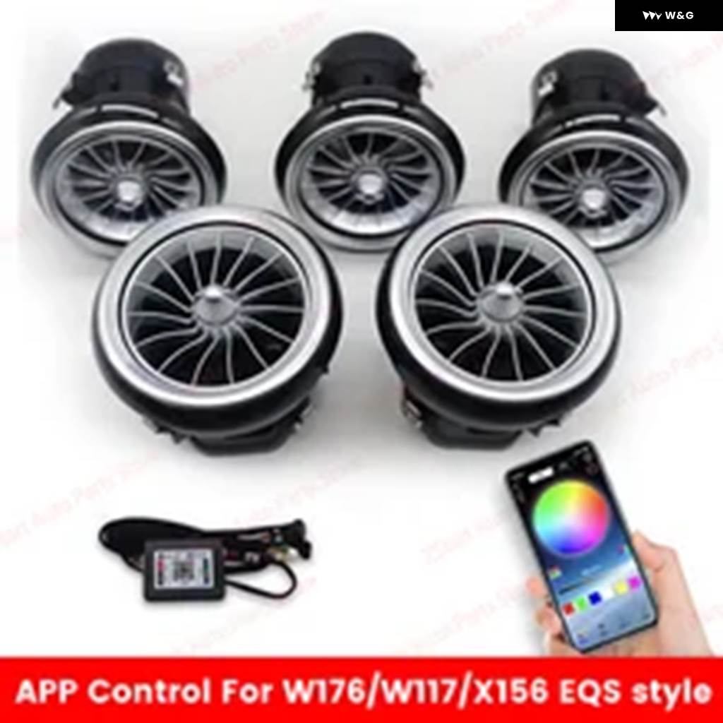 並行輸入品 メルセデス ベンツ W205 X253 W213 W177 W118 W117 W176 X156 W222 256色 LED ベント アプリで エアベント ノズル ア