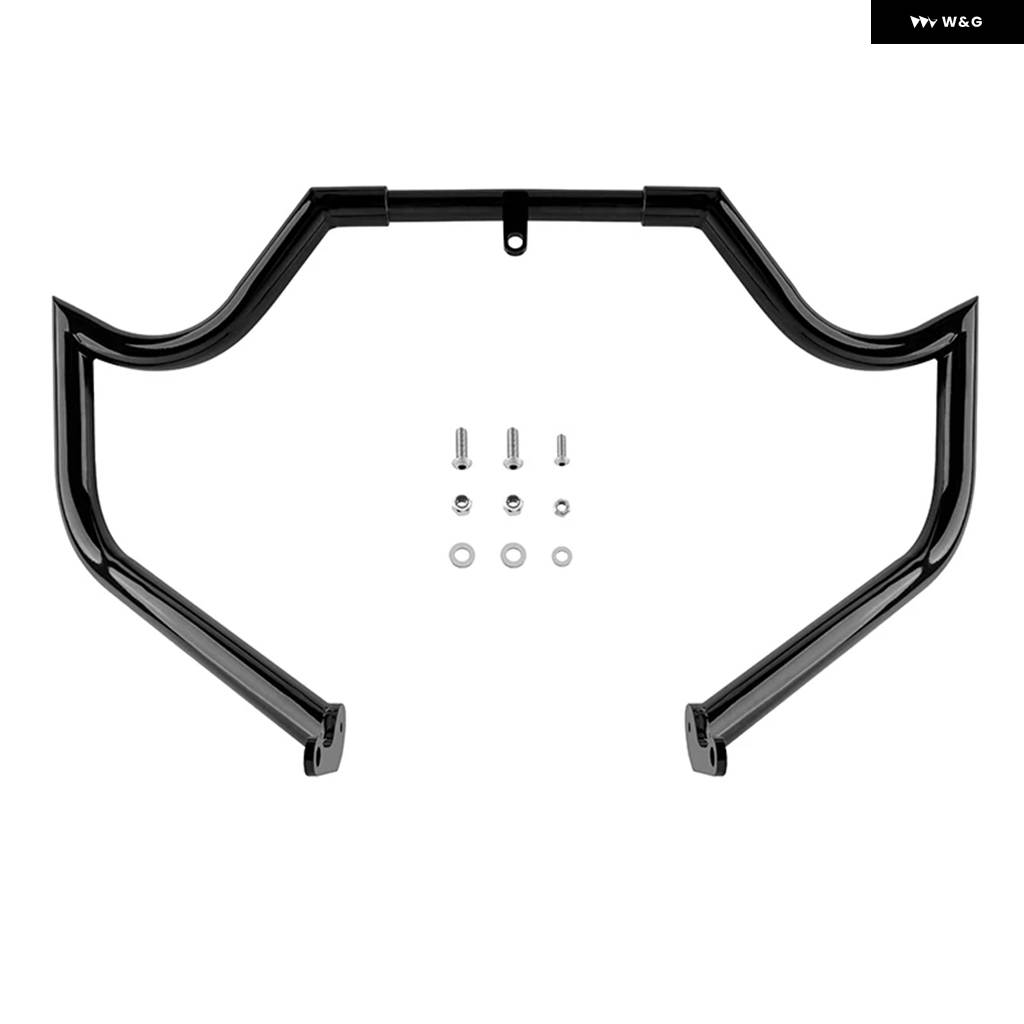 並行輸入品 オートバイ シャープアングル スタイル フロント エンジン ガード クラッシュ バー プロテクション バンパー ハーレ_1