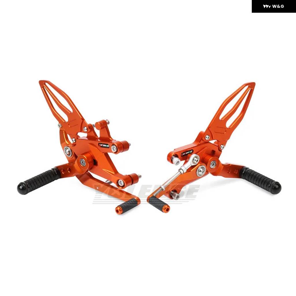 並行輸入品 DUKE 390 250 DUKE390 DUKE250 2024 2025 オートバイ アクセサリー フットレスト リアセット リア フットペグ_1