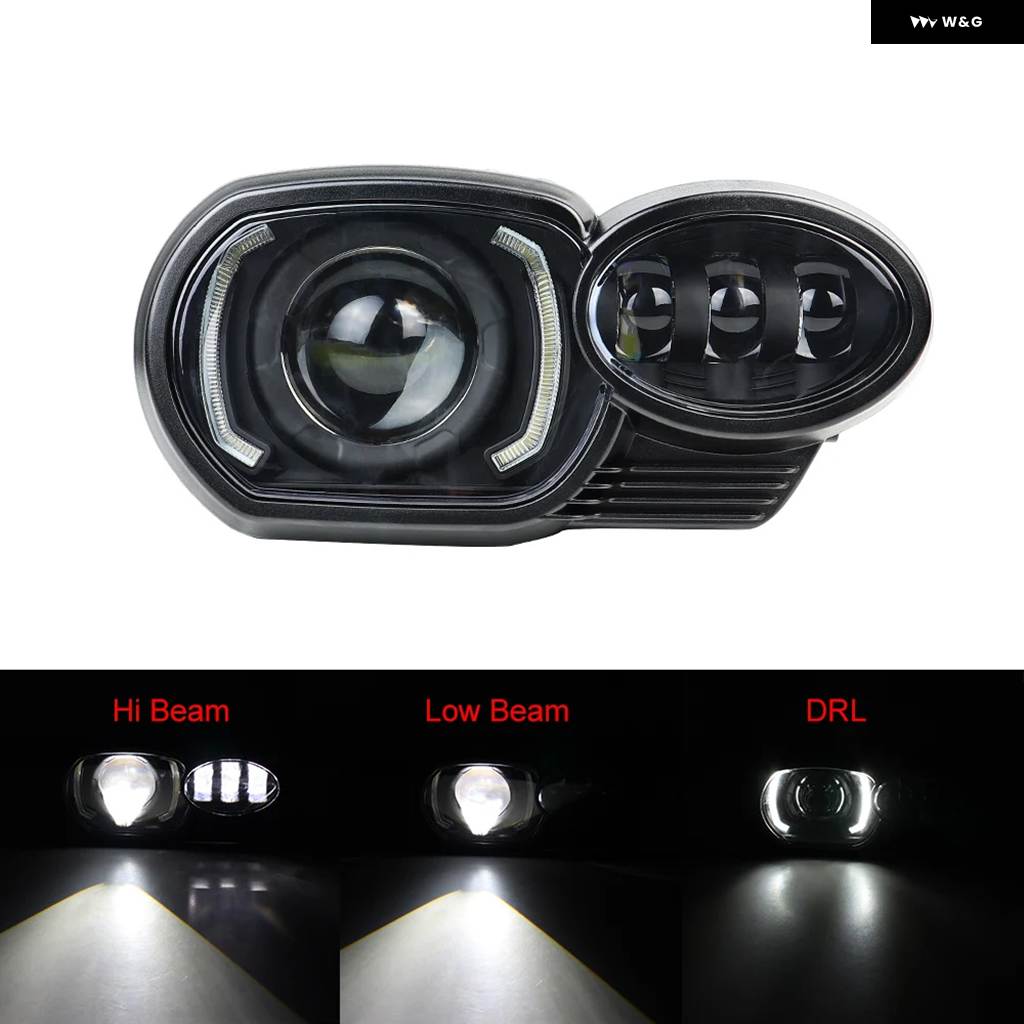 並行輸入品 K1200R ヘッドライト オートバイ LED ヘッドランプ DRL BMW K1200R 2005~2009 K1300R 2010~2013_1
