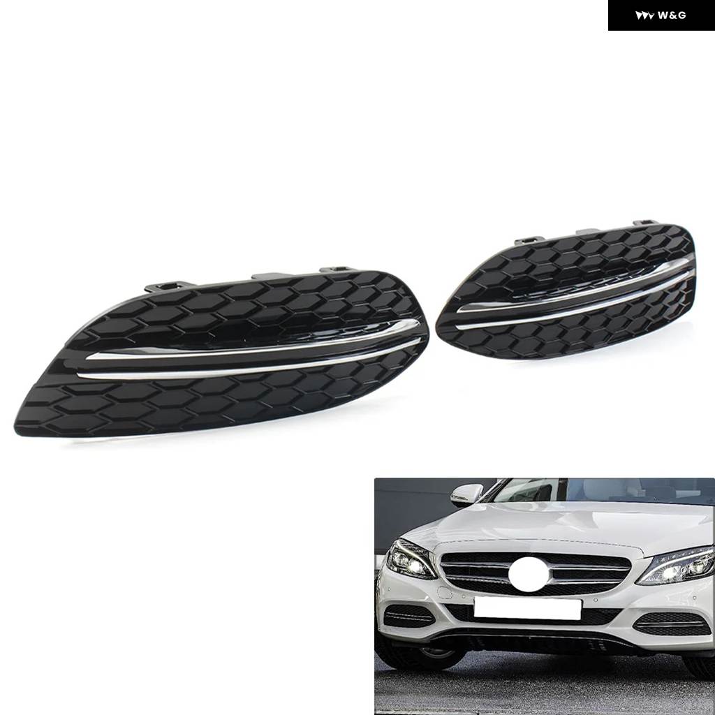 並行輸入品 メルセデス ベンツ C クラス W205 C300 2015〜2018年モデルスタンダードモデル専用用 フロント バンパー フォグランの画像