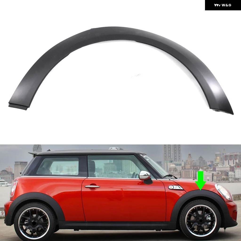並行輸入品 1個 車用フロントホイールフェンダーカバー マッドガード アーチ トリム BMW MINI COOPER R55 R56 R57 R58 R59の画像
