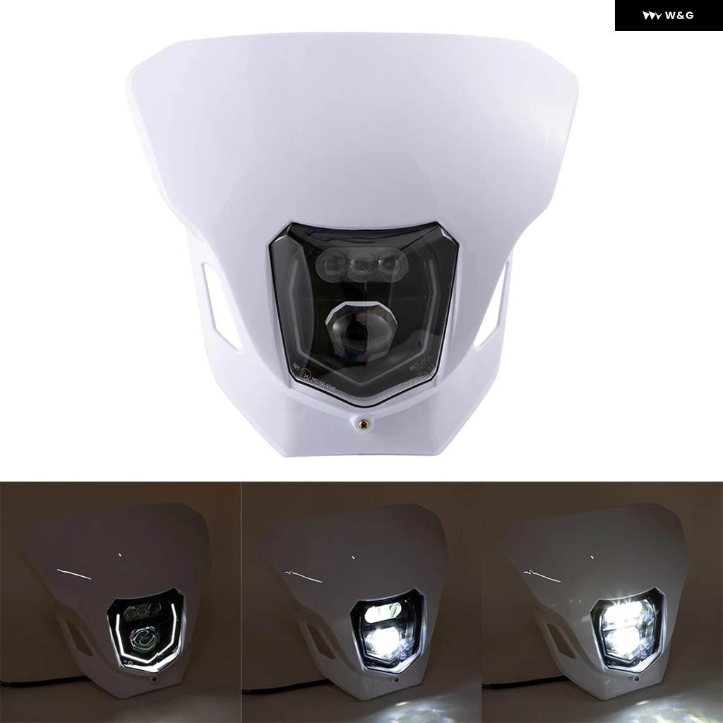 並行輸入品 オートバイ ヘッドライト アセンブリ LED ヘッドランプ ヤマハ WR250F WR450F YZ250F YZ450F 2015-2019 パーツ REの画像