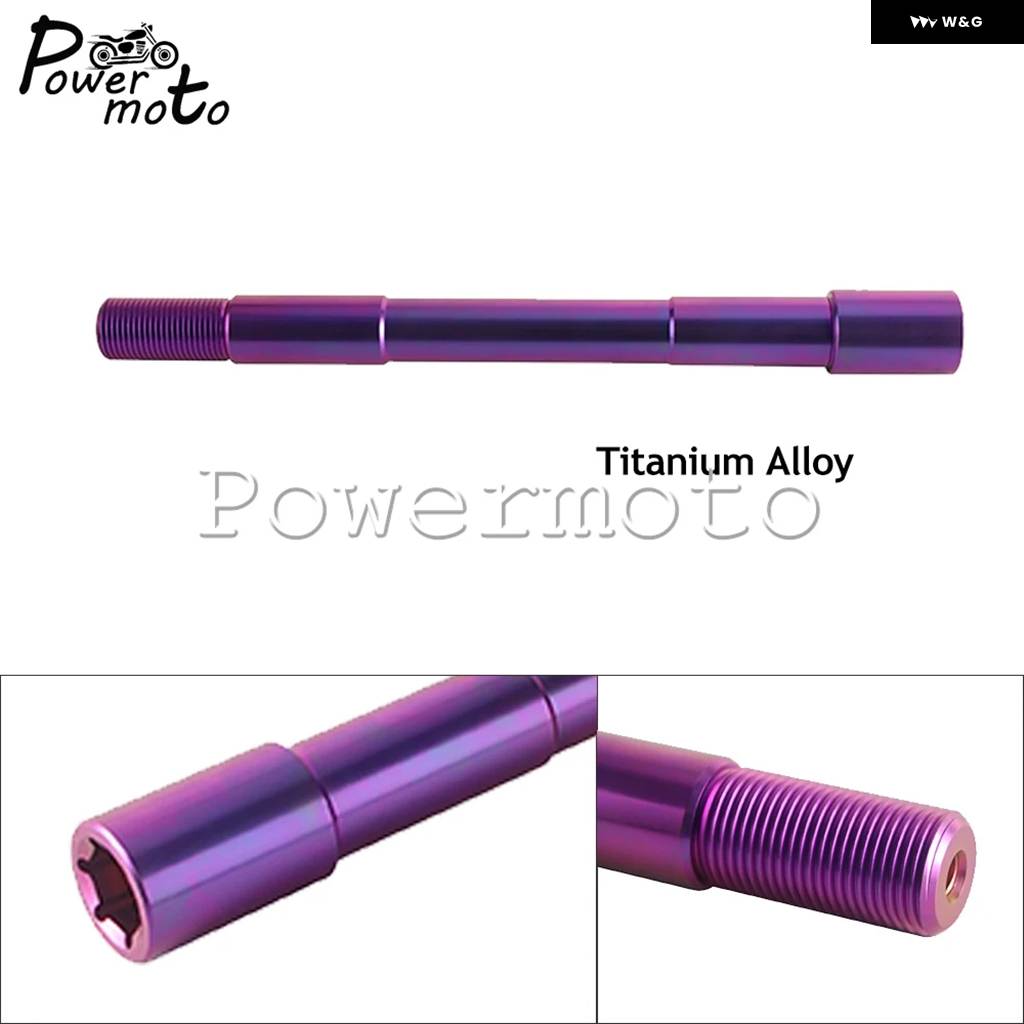 並行輸入品 チタンフロントアクスルキット ハーレー ツーリング FLT OEM 25MM 耐腐食性の画像