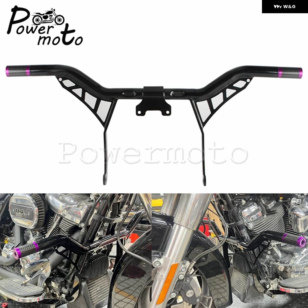 並行輸入品 バイク クラッシュ ガードバー ハーレー ツーリング 2014-2024 ロードキング FLHR FLHRC FLHRXS FLHP エレクトラグラの画像