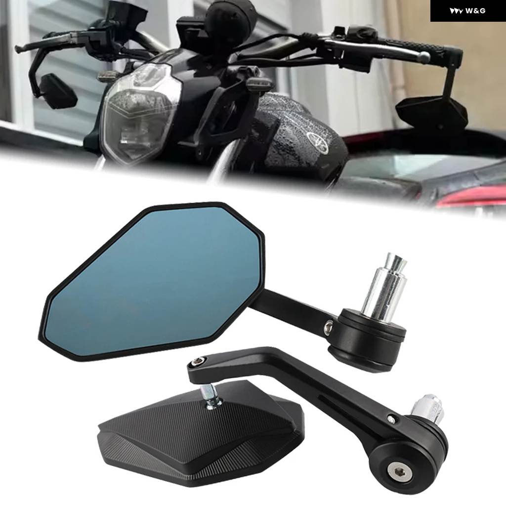 並行輸入品 7/8インチ オートバイ バーエンド ミラー サイドミラー