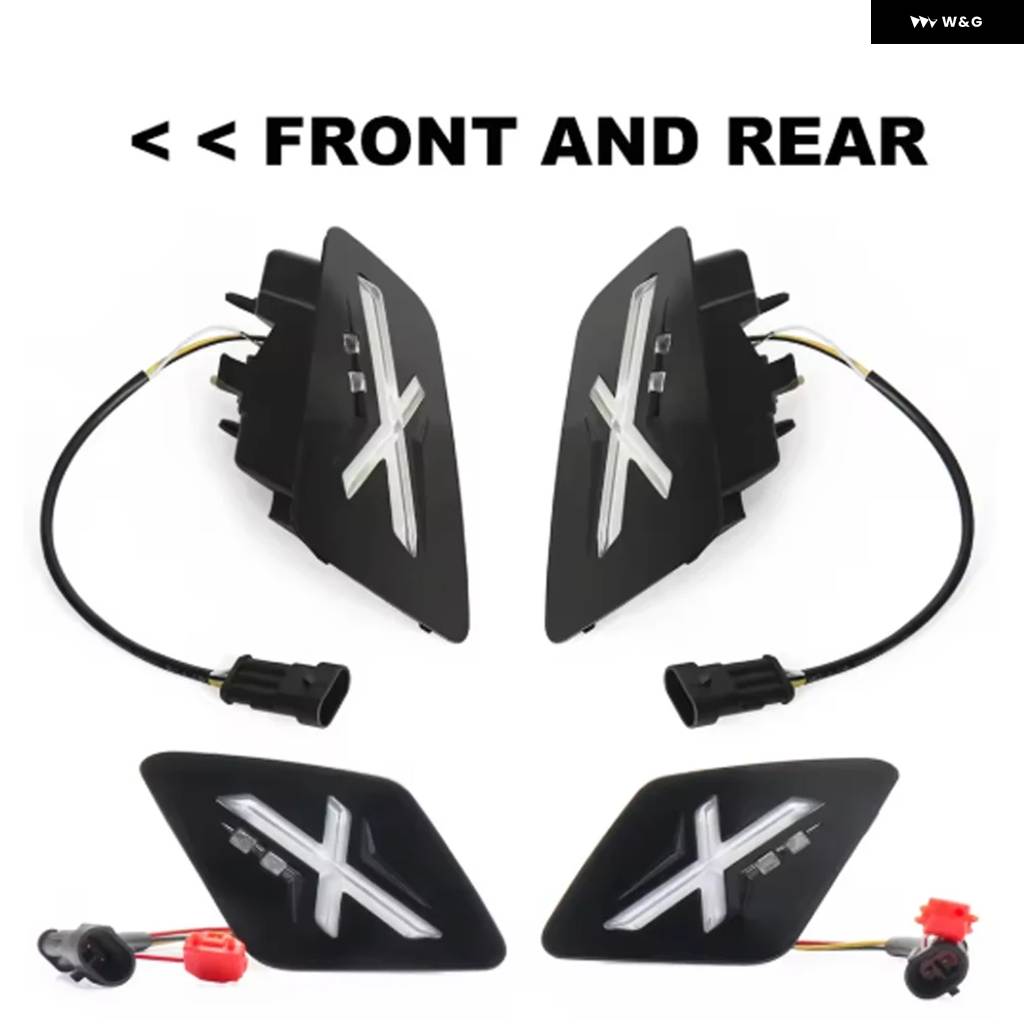 並行輸入品 VESPA GTS300 2023-25 オートバイ アクセサリー ウインカーランプ フロント/リア インジケーター フラッシャー ブリ_3