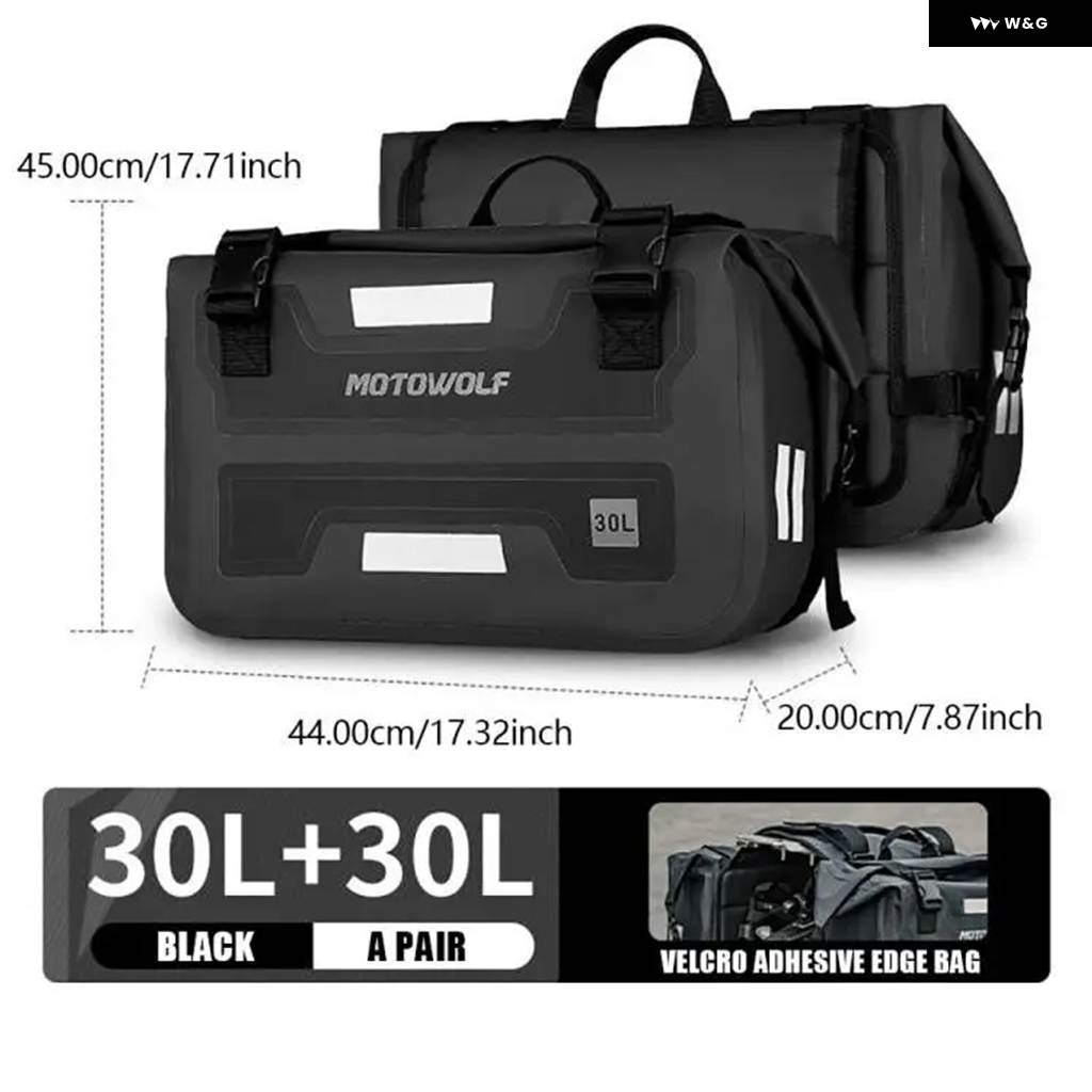 並行輸入品 2個30L オートバイ サドルバッグ 防水 サイドバッグ BMW R1250GS R1200GS F850GS F750GS LC ADV バッグの画像