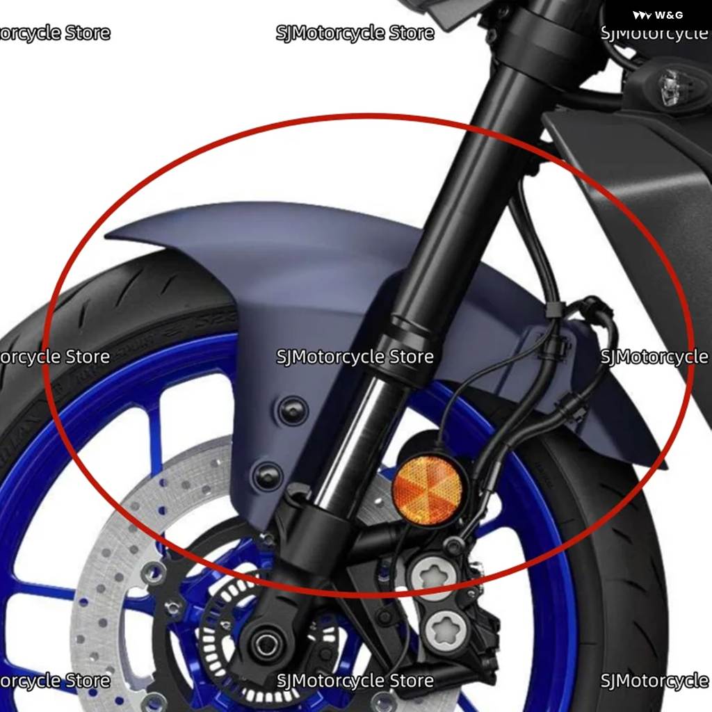 並行輸入品 オートバイ ABS フロントフェンダー マッドガード フェアリング パーツ ヤマハ MT09 2025-2026の画像