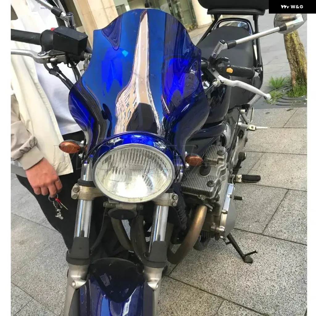 並行輸入品 ストリート バイクウインドシールド カワサキ ZRX1100 ZRX1200 ZRX400 ZR7 ZR750 ZR550 ER5 ZEPHYR 750 550 BALIUSの画像