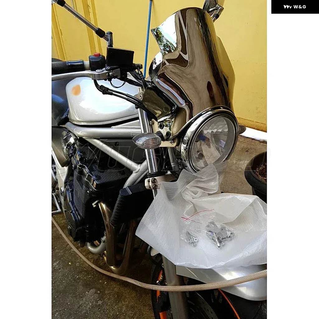 並行輸入品 ストリート バイクウインドシールド カワサキ ZRX1100 ZRX1200 ZRX400 ZR7 ZR750 ZR550 ER5 ZEPHYR 750 550 BALIUSの画像