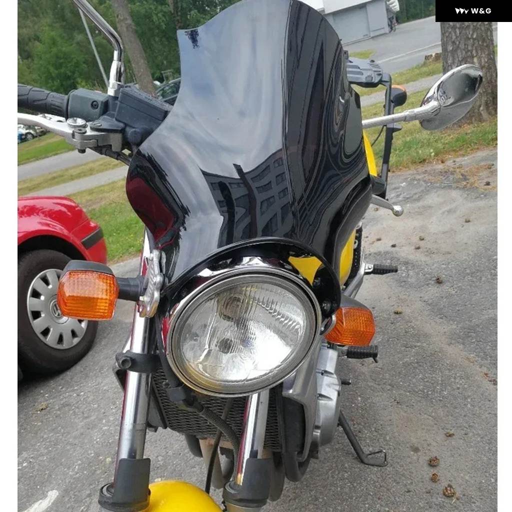 並行輸入品 ストリート バイクウインドシールド カワサキ ZRX1100 ZRX1200 ZRX400 ZR7 ZR750 ZR550 ER5 ZEPHYR 750 550 BALIUSの画像