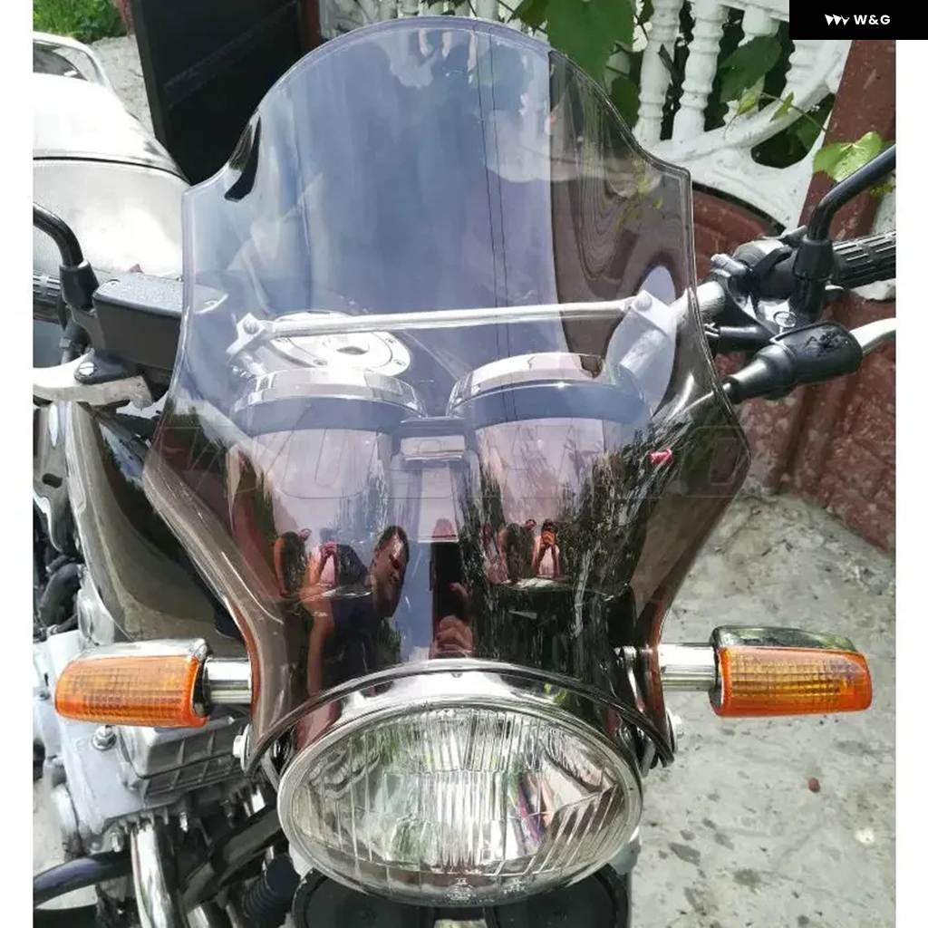 並行輸入品 ストリート バイクウインドシールド カワサキ ZRX1100 ZRX1200 ZRX400 ZR7 ZR750 ZR550 ER5 ZEPHYR 750 550 BALIUSの画像