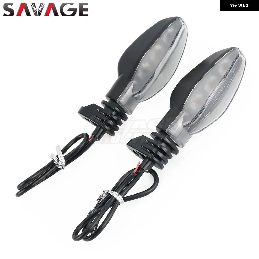 並行輸入品 オートバイ スモークLED ウィンカー ストリートトリプル 765 RS/R/S 1050 1200 デイトナ 675 765 ロケット 2500 インの画像