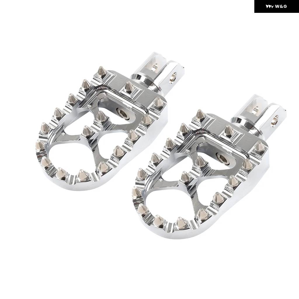 並行輸入品 オートバイ MX スタイル フットペグ ペダル ワイド フットペグ フットペダル ハーレー ソフテイル 2018-2023の画像