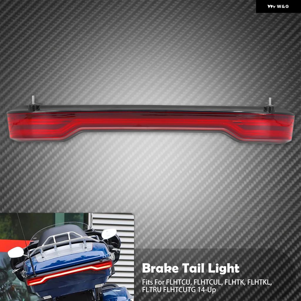 並行輸入品 オートバイ LED トランクパック ライトブレーキウィンカーテールランプ ハーレー ツーリングウルトラリミテッドエレ_1
