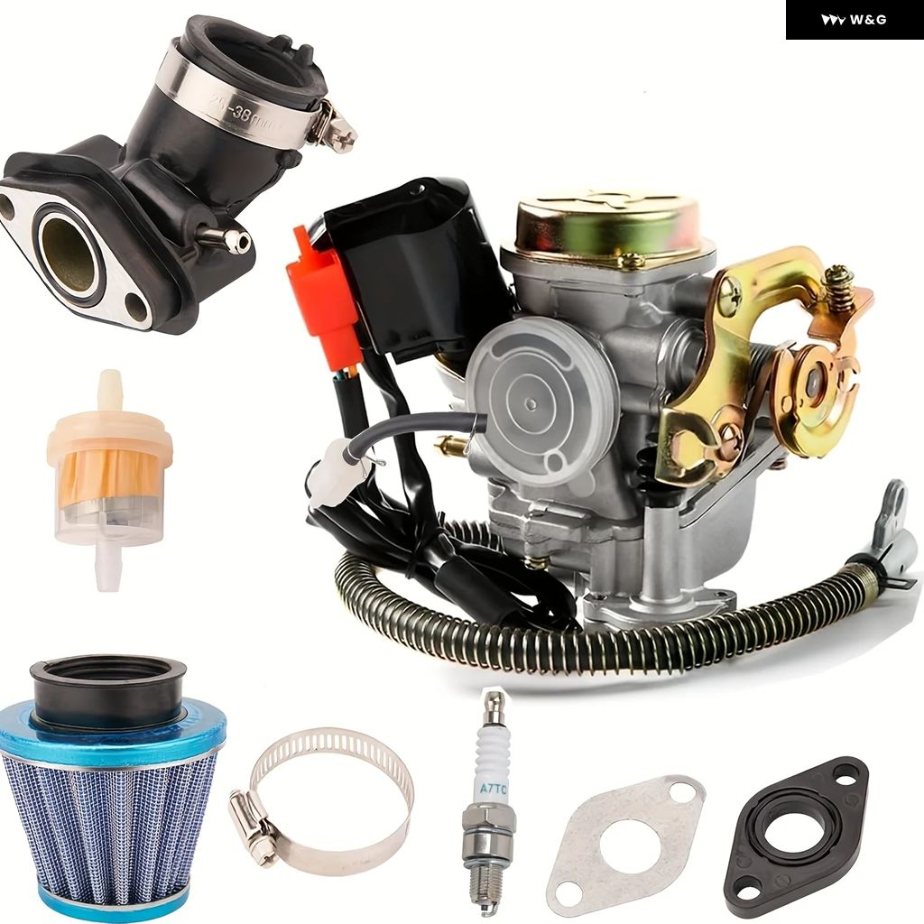 並行輸入品 50CC キャブレター 4ストローク GY6 高性能 139QMB キャブレター 49CC 50CC_1