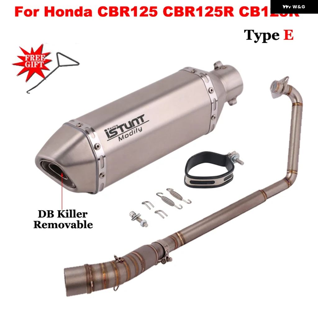 並行輸入品 オートバイ 排気 システム フロントミッドリンク パイプ マフラー MOTO ESCAPE DBキラースリップオン ホンダ CBR125_6