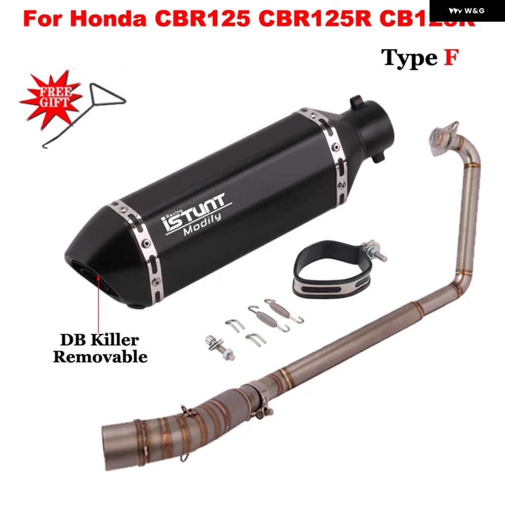 並行輸入品 オートバイ 排気 システム フロントミッドリンク パイプ マフラー MOTO ESCAPE DBキラースリップオン ホンダ CBR125_7