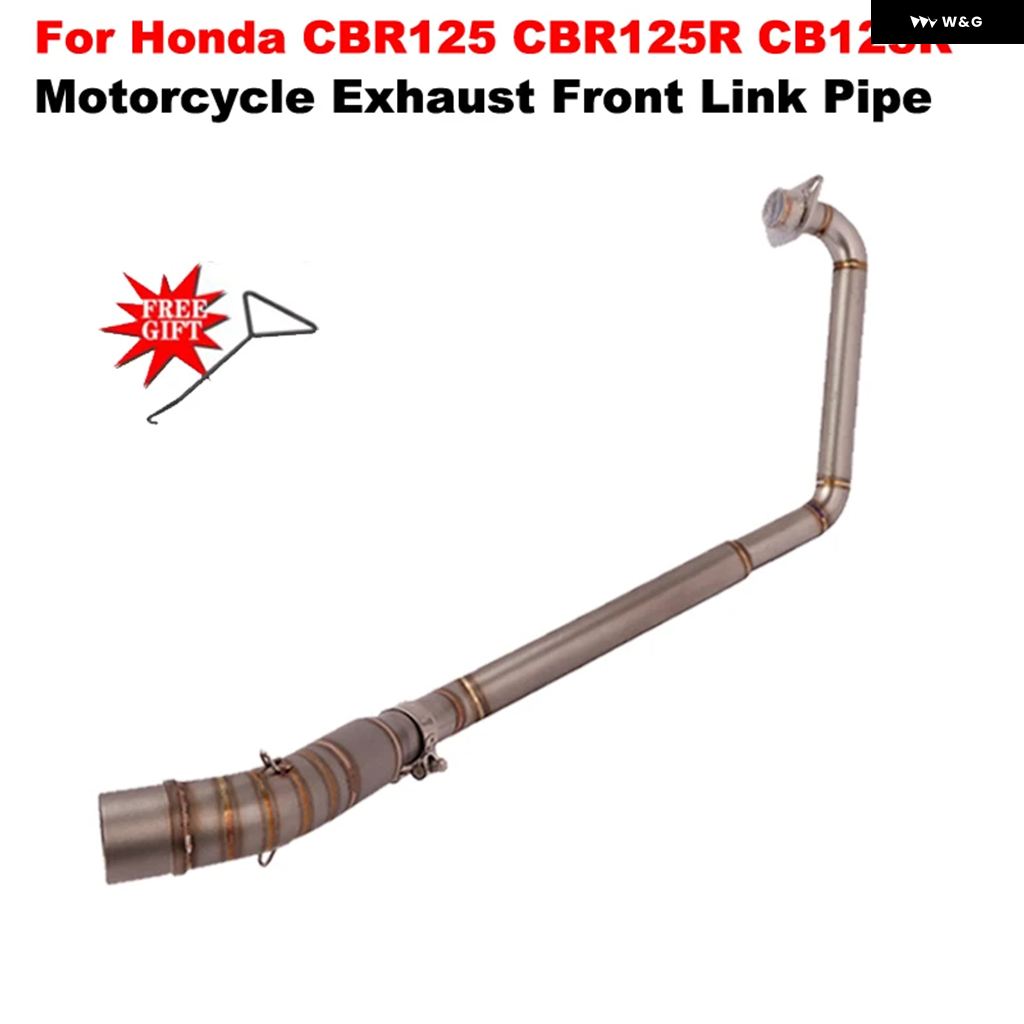 並行輸入品 オートバイ 排気 システム フロントミッドリンク パイプ マフラー MOTO ESCAPE DBキラースリップオン ホンダ CBR125_1