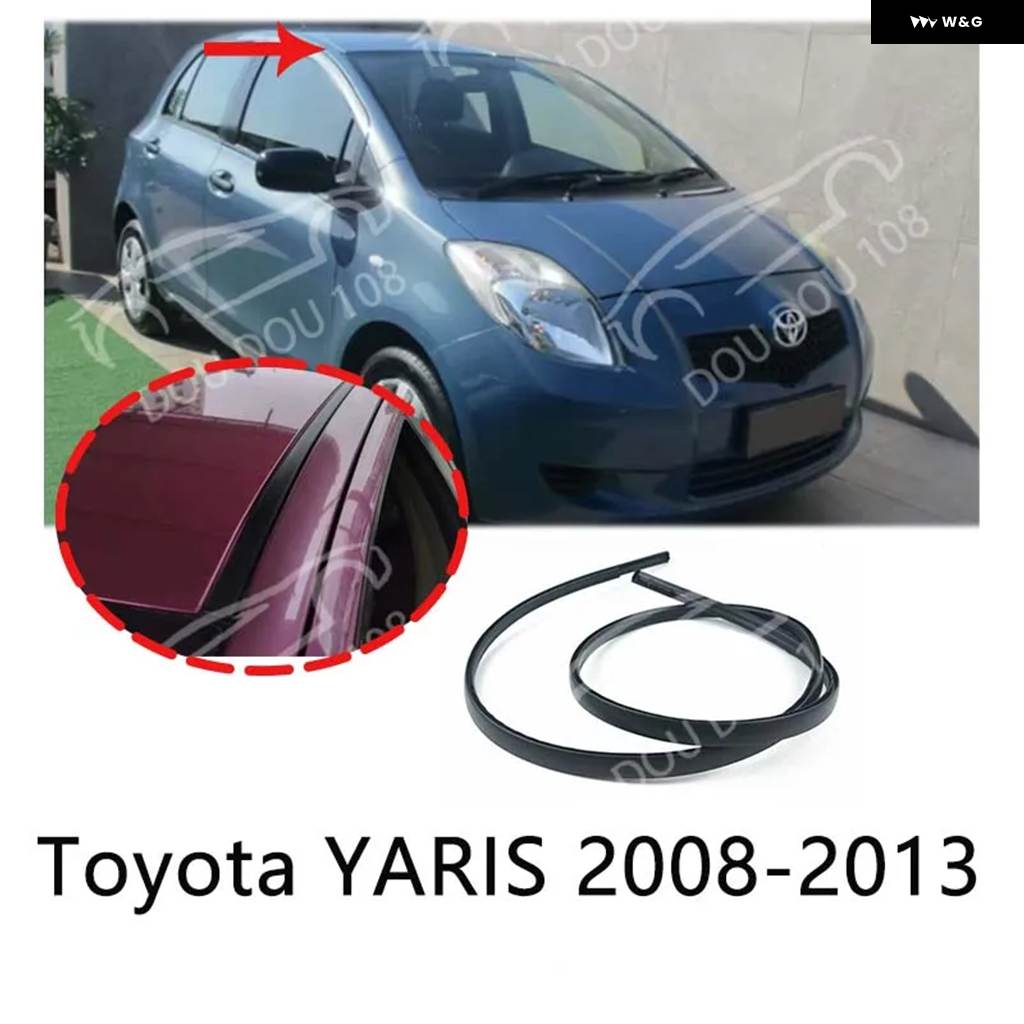 トヨタ ヤリス ヴィッツ 2008-13 ルーフ モールドゴムウェザーストリップ | ブランド登録なし | 02