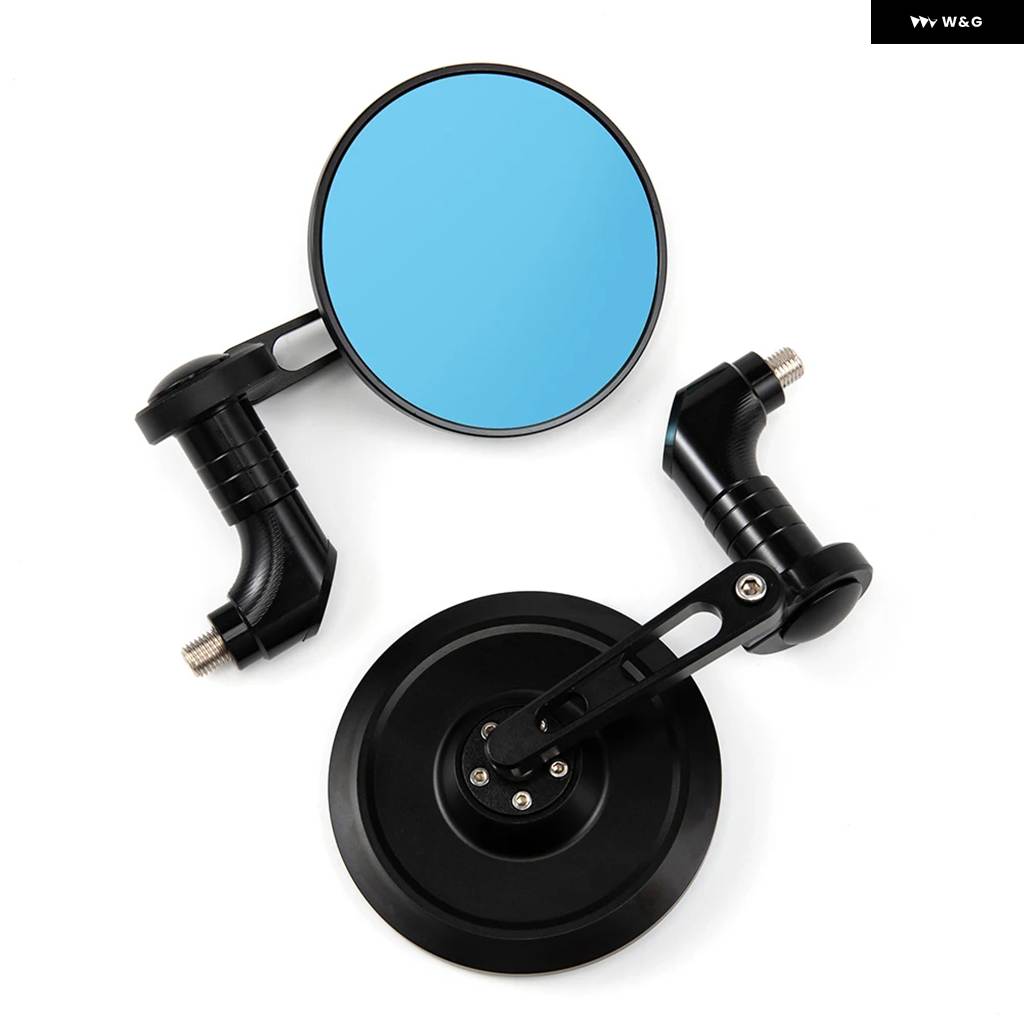 Vespa ミラー 丸型 純正　未使用 ベスパ Vespa純正 ブラックミラーセット : SCSウェブストア
