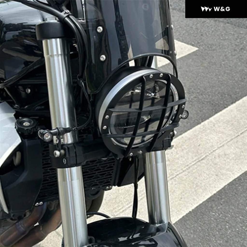 並行輸入品 オートバイ バイク ヘッドライト フレーム ヘッドライト カバー ガード X350 2023-2024 フロント ヘッドライト グリルの画像