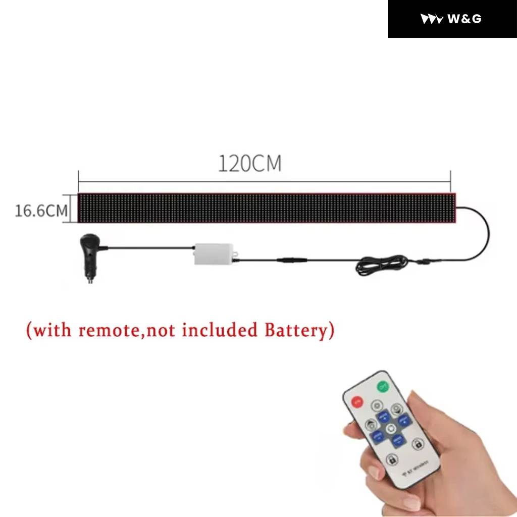 デビルアイ LED 2枚セット 12×60cm 車用 トラック用 バイク用 並行輸入品 2IN1 トラック 車 デビルアイ LED ピクセル パネル ライト